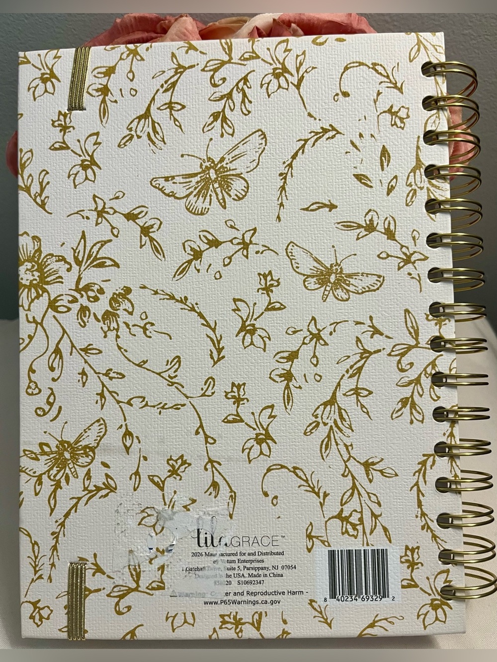 LILA GRACE Butterfly Notebook w/ Pen and a Bracelet Inspirational Bundle. NWT - Picture 3 of 5